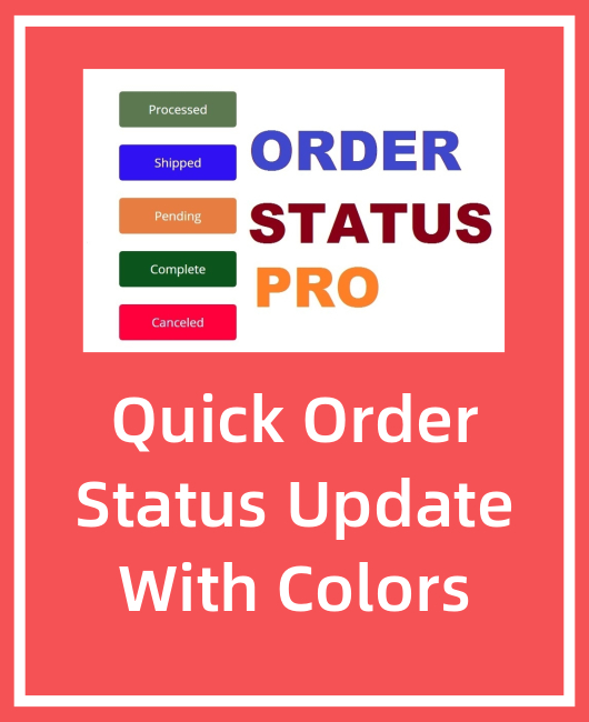 Advanced Order Status Manager With Colors For OpenCart