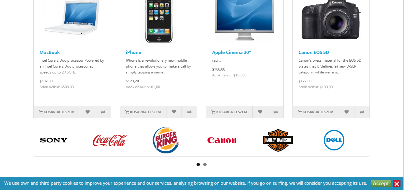 Accept Cookie Policy Responsive For OpenCart screenshot 3