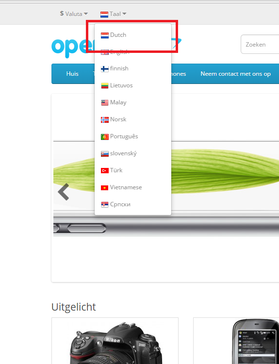 Dutch Language Pack for OpenCart - Complete Pack screenshot 2