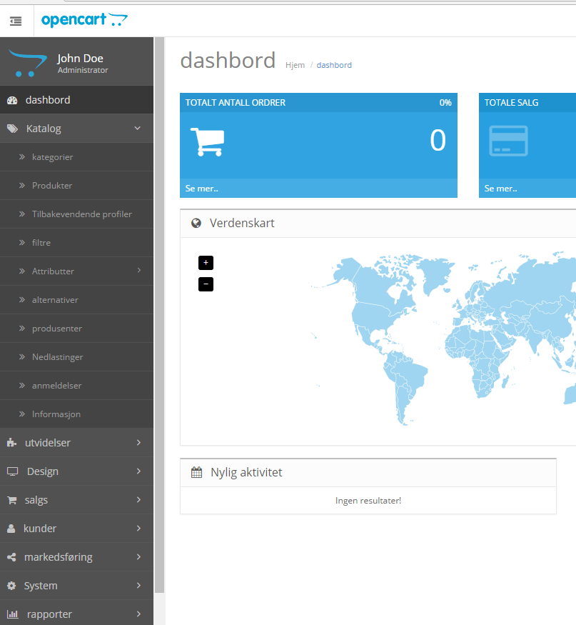 Norwegian Language Pack for OpenCart - Complete Pack screenshot 3