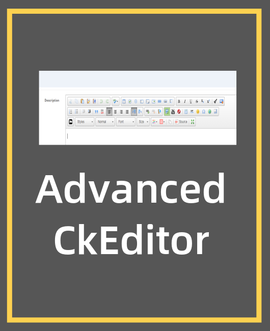 Advanced Description Text Editor CKEditor For OpenCart