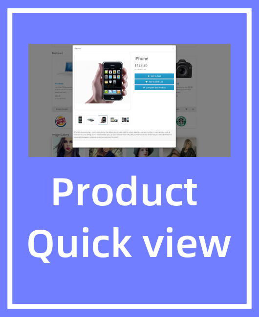 Product Quick View For OpenCart